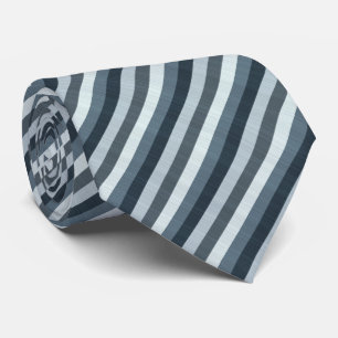 Corbata Rayas grises de la marina