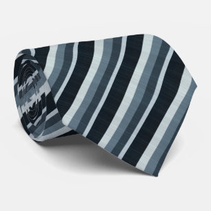 Corbata Rayas grises de la marina