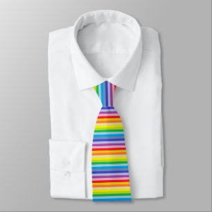 Corbata Rayas más amplias de un arco iris del espectro