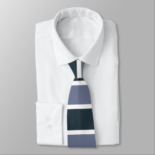 Corbata Rayas Moradas Azul Marino