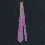 Corbata Rayas multicolor rosadas púrpuras moderno<br><div class="desc">Rosa y violeta vibrante con medias de rayas</div>
