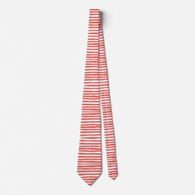 Corbata Rayas naranjas, líneas  (Anverso)
