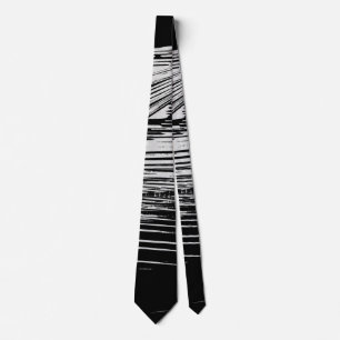 Corbata Rayas Negras y Blancas Geniales