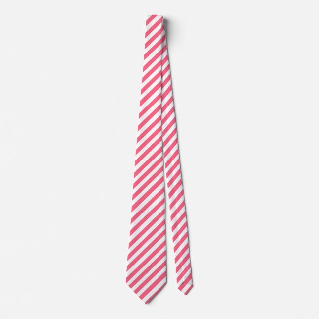 Corbata Rayas rosadas (Anverso)