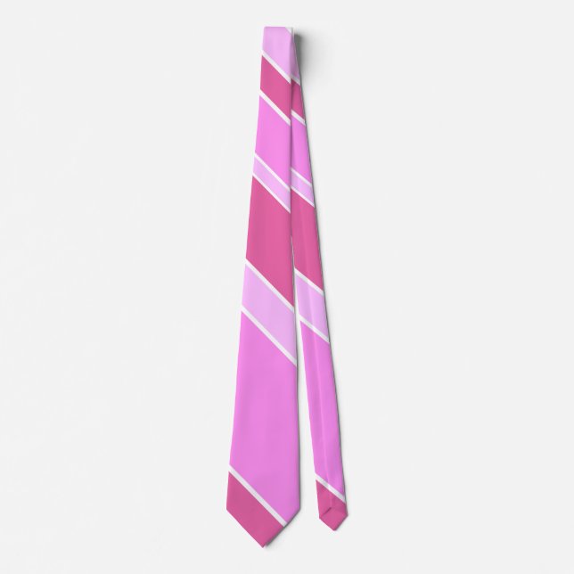 Corbata Rayas rosas (Anverso)