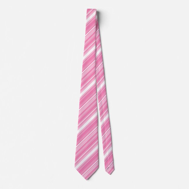 Corbata Rayas rosas (Anverso)