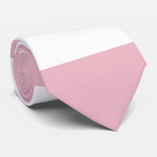 Corbata Rayas rosas, franjas blancas, patrón rayado