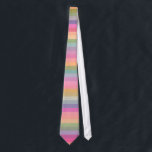 Corbata Rayo arco iris brillante retro<br><div class="desc">Se trata de un diseño de diseño,  con rayas de arcoiris retro y brillantes.</div>