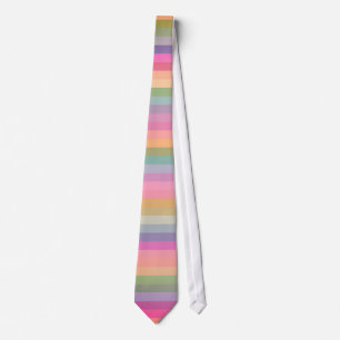 Corbata Rayo arco iris brillante retro