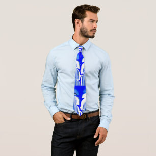 Corbata Rayo azul