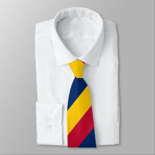 Corbata Rayo azul amarillo y rojo para la regulación