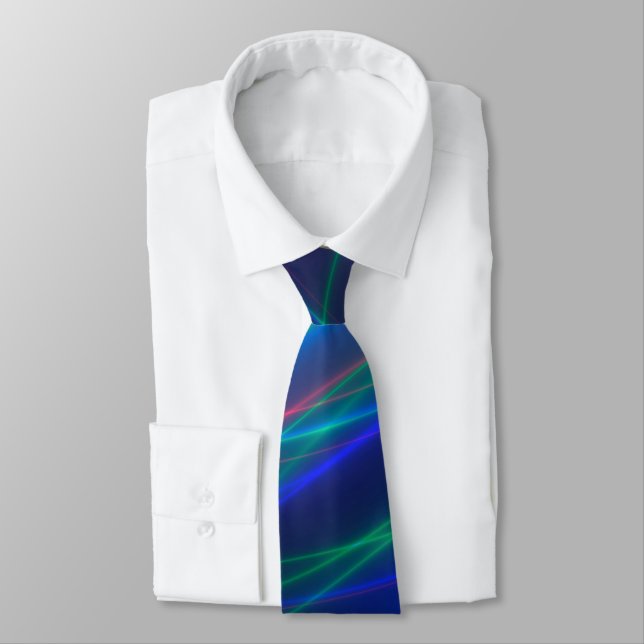 Corbata Rayos multicolores brillantes (Atado)