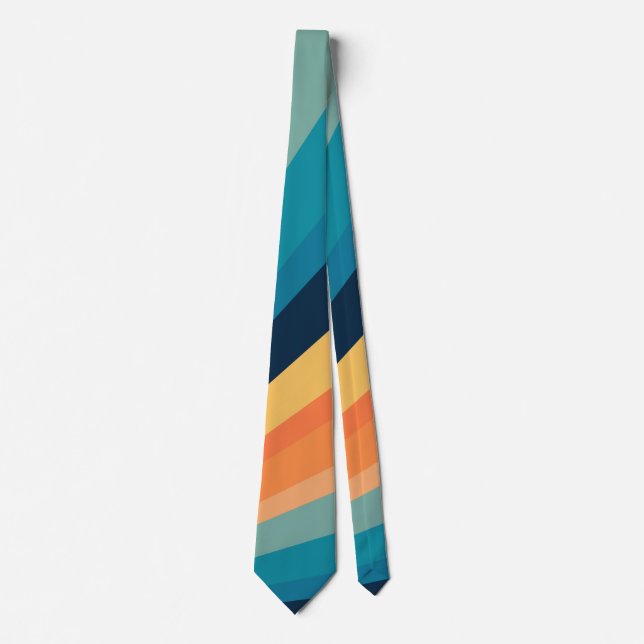 Corbata Rayos solares retro (Anverso)