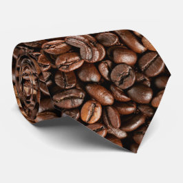 Corbata Realistic Roasted Coffee Pattern