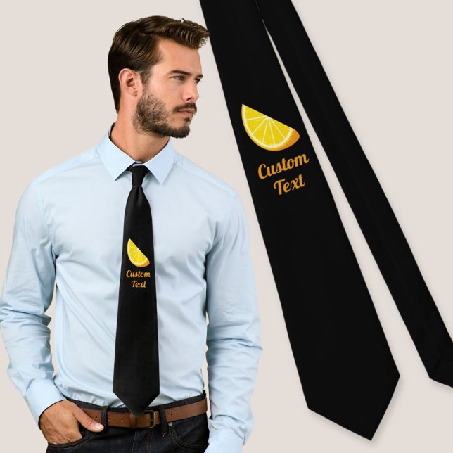Corbata Rebanada de naranja (Subido por el creador)