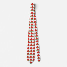 Corbata Rebanadas de Sandía Roja