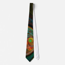 Corbata Reborn Blue Abstract Art Tie