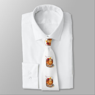 Corbata Receta vieja de bebida a la moda