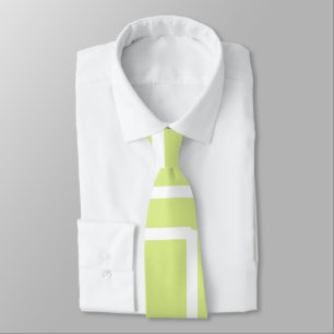 Corbata Rectángulos Blancos Modernos Retro Sobre Uva Pálid