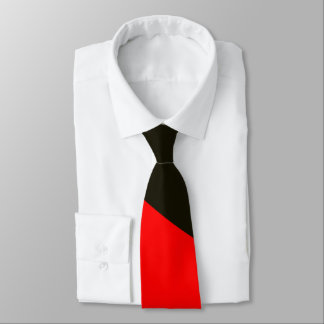 Corbata Red and Black Abstract Geometric