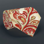 Corbata Red Coral Lime Paisley Boda Tie<br><div class="desc">Cualquier Tie que no esté impreso delante y atrás puede ser personalizado por usted para tener la impresión en el reverso también. Haga clic más en personalizar y seleccione todo y copie y,  a continuación,  seleccione el lado posterior y pegue.</div>