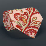 Corbata Red Coral Lime Paisley Boda Tie<br><div class="desc">Análoga roja y verde Mehndi indio Paisley Vintage Peacock Wedding Party para los chicos. Padre de la Novia, Padre de Groom, Groomsman, Mejor Hombre y Groom. Naranja de coral de frambuesa rosa y diseño Boda de paisley retro amarillo. Vintage Inspiración Paisley Estética Mehndi Indian Paisley Bodas Ties. También es perfecto...</div>