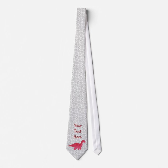 Corbata Red Dino Tie (Anverso)