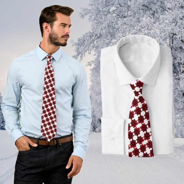 Corbata Red Gift Bow Fun Winter Tie (Subido por el creador)
