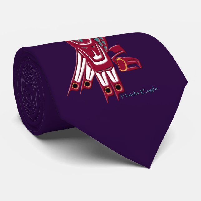 Corbata Red Haida Águila Calzado del cuello de la moda (Enrollado)