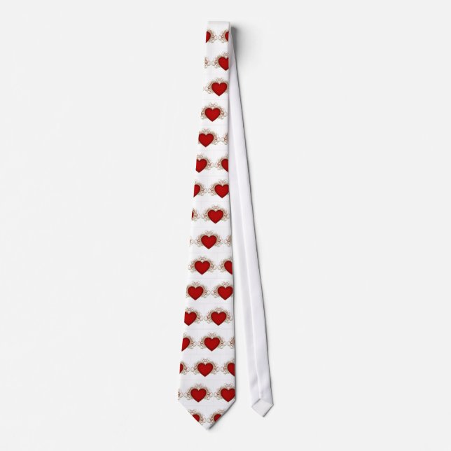 Corbata Red Heart Valentine Tie (Anverso)