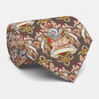 Corbata Red Knight Family Crest