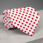 Corbata Red Mini Polka Dots Necktie<br><div class="desc">A stylish and versatile necktie featuring a classic background adorned with tiny red polka dots. This tie is perfect for adding a touch of sophistication to any outfit, whether it's for a business meeting, a special event, or simply to elevate your everyday look. The subtle pattern makes it easy to...</div>
