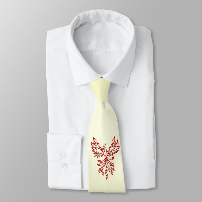 Corbata Red Phoenix Rises (Atado)