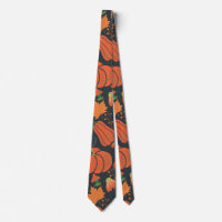Red pumpkin seamless pattern and carrots