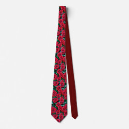 Corbata Red Rose Tie