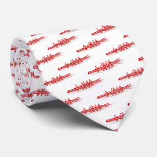 Corbata Red Rowing Rowers Equipo Deportes Acuáticos