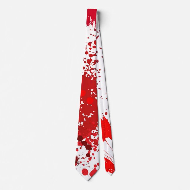 Corbata Red Splatter Fun (Anverso)