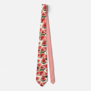 Corbata Refrescar patrón de sandía