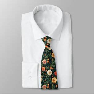 Corbata Regalo Artístico para Padrinos de la Boda Flor de