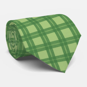 Corbata Regalo de Cuadro Fino de Oliva Refinado y Verde Bo