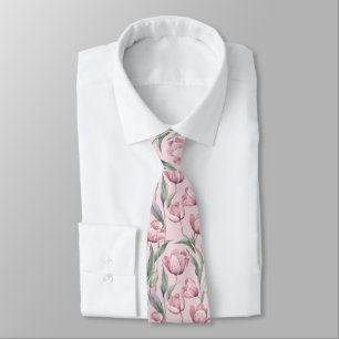 Corbata Regalo de Navidad elegante para novio Tulipán