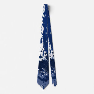 Corbata Regalo del Fiesta de la bandeja de pintura azul re