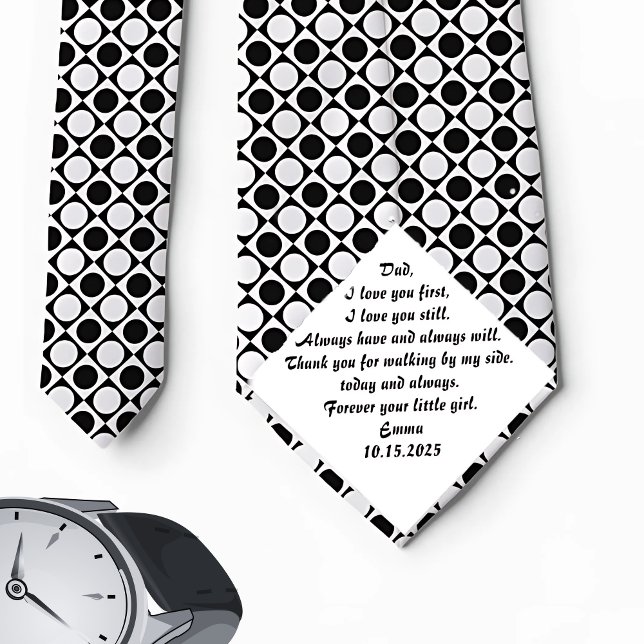 Corbata Regalo del Padre de la Novia para la Novia (Subido por el creador)