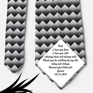 Corbata Regalo del Padre de la Novia para la Novia