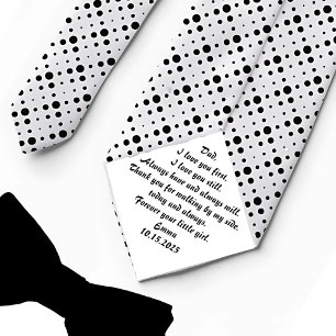 Corbata Regalo del Padre de la Novia para la Novia