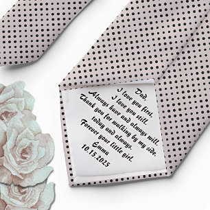 Corbata Regalo del Padre de la Novia para la Novia