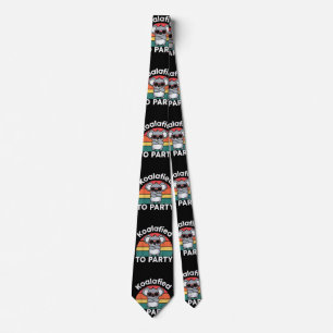 Corbata Regalo divertido de koala para fiestas