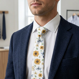 Corbata Regalo elegante floral fresco para el Día del Padr