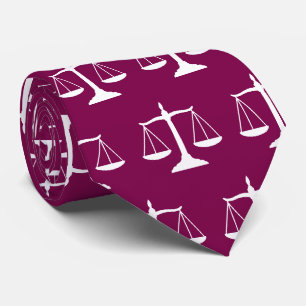 Corbata Regalo para abogados Escalas de Justicia, Examen d