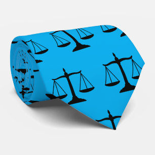 Corbata Regalo para abogados Escalas de Justicia, Examen d